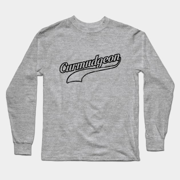 Curmudgeon (salty, grumpy old man) - funny Long Sleeve T-Shirt by eBrushDesign